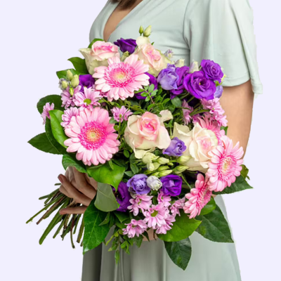 ingiltere Pembe Mix Buket resmi