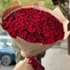 İsviçre 101 Kırmızı Gül Buketi resmi